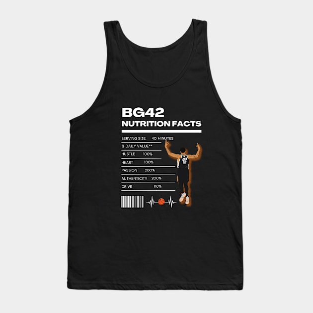 Brittney Griner Nutritional Value Basketball Shirt Tank Top by Hevding
